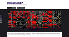 Desktop Screenshot of engineeringquanta.com